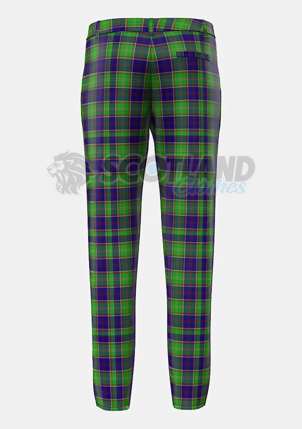 Ayrshire Tartan Trouser Back