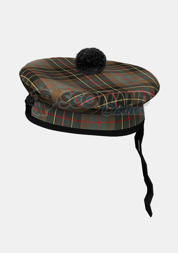 Brodie Hunting Weathered Tartan Balmoral Hat
