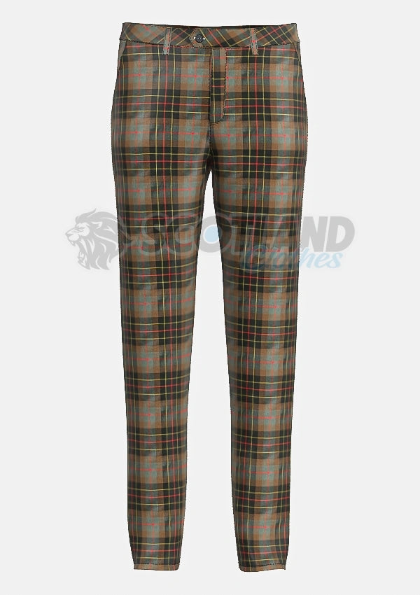 Custom Made Brodie Hunting Weathered Tartan Trouser