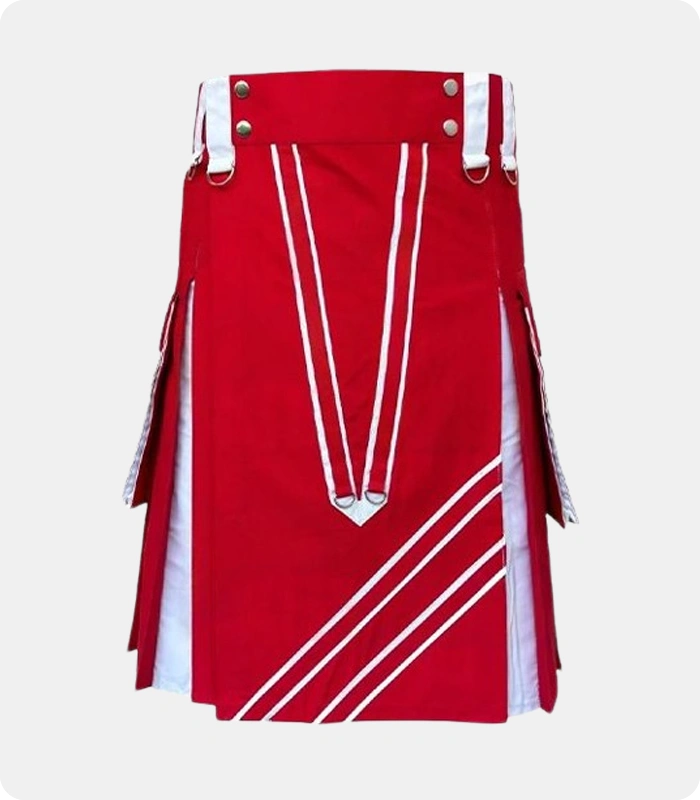 Christmas-Red-and-White-Modern-Hybrid-Kilt
