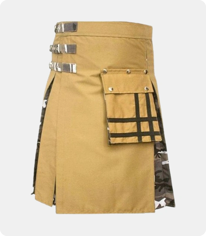 Khaki-and-Urban-Camo-Hybrid-Utility-Kilt