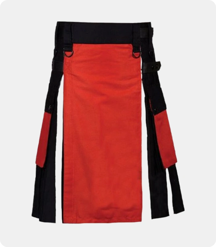 Men's-Black-and-White-Hybrid-Kilt