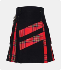 Men’s-Stylish-Royal-Stewart-Tartan-Hybrid-Kilt