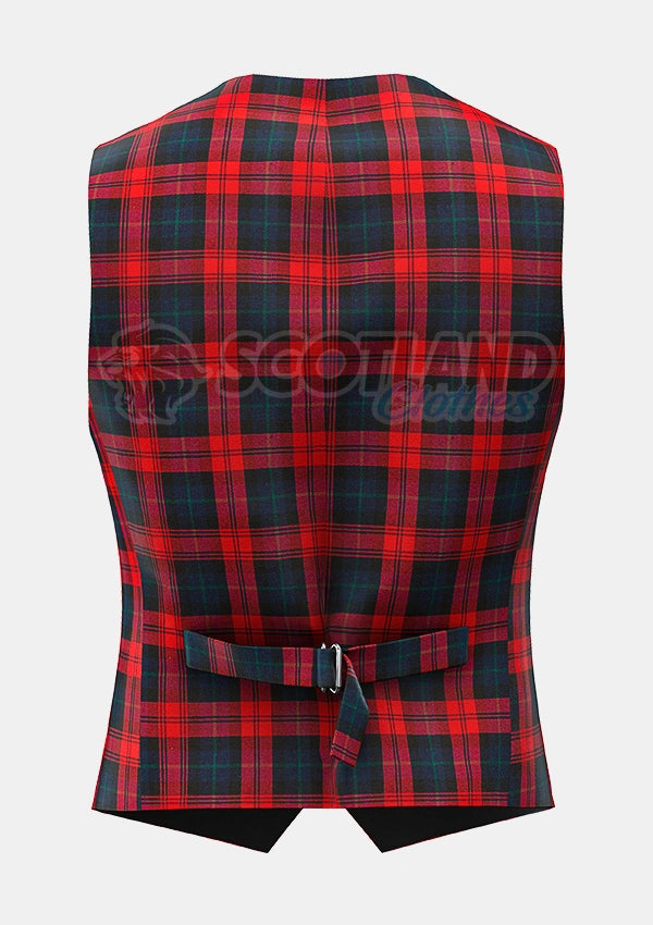 Custom Made Maclachlan modern tartan Waistcoat