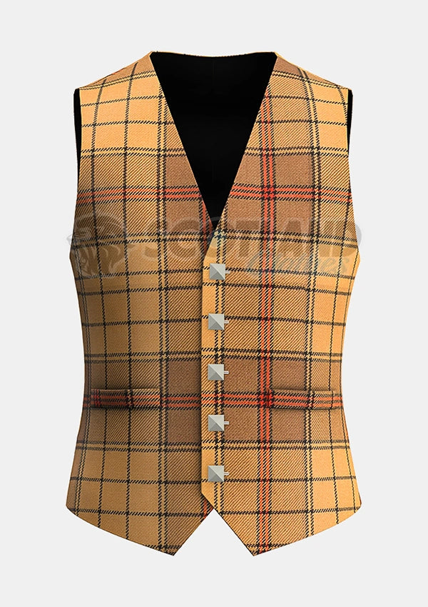 Custom Made Ulster Tartan Kilt Waistcoat