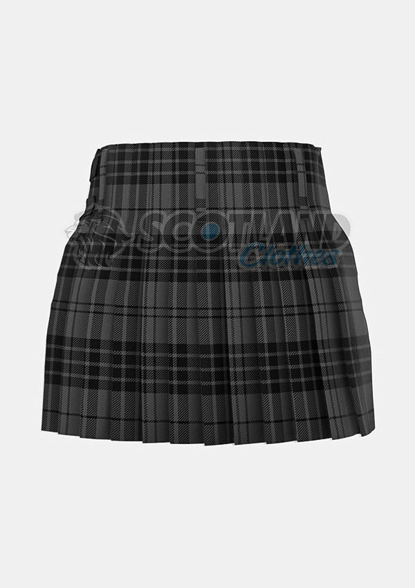Grey Spirit Tartan Kilt Back