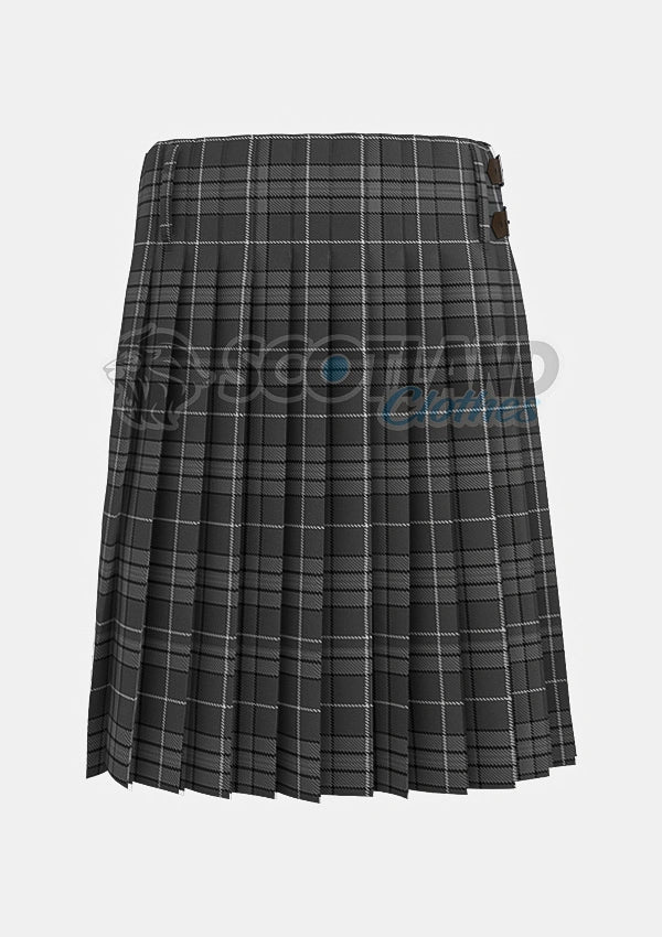 Hebridean Granite Tartan Kilt Back