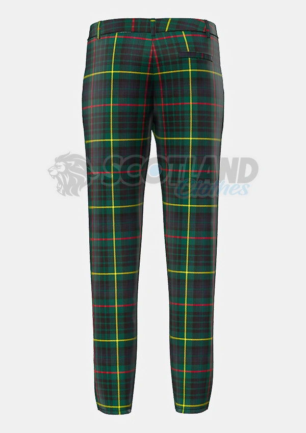 Hunting Stewart Tartan Trouser Back