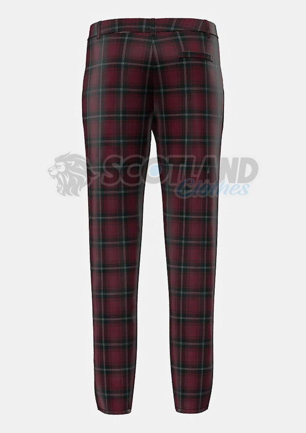 Llewellen of Wales Tartan Trouser Back