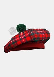 Mackinnon Modern Tartan Tam O' Shanter Hat