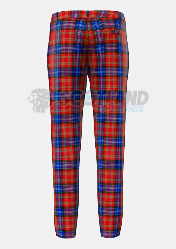 Moir Tartan Trouser Back