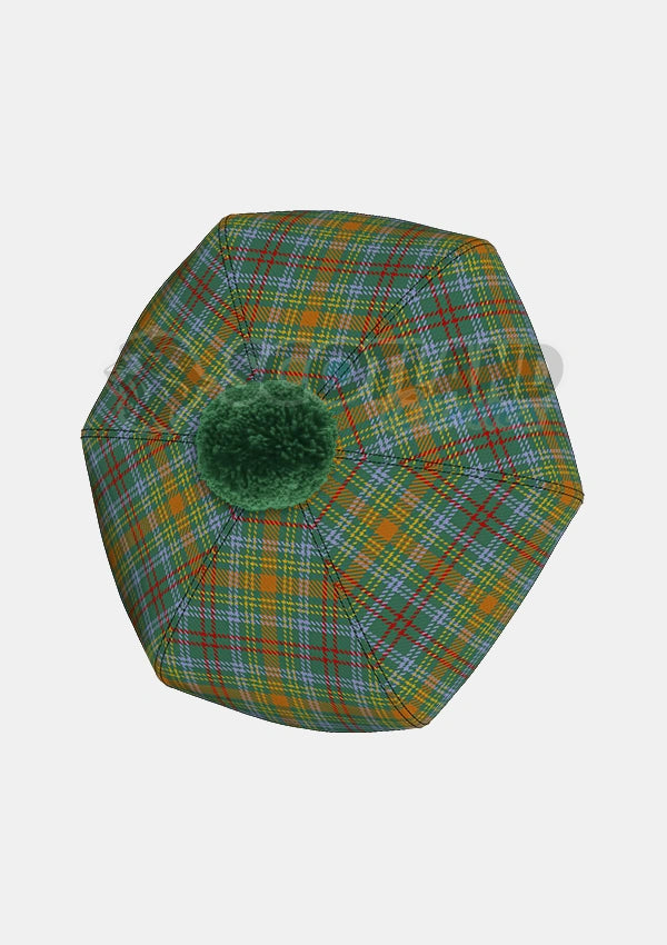 O Brien Tartan Tam O' Shanter Hat