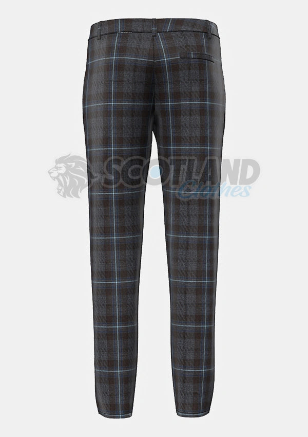Rivers of Scotland Tartan Trouser Back