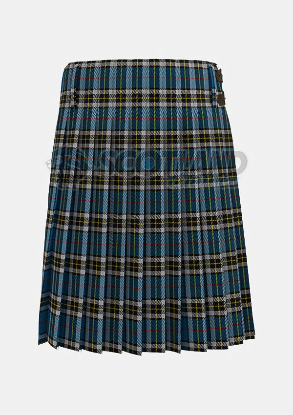 Thomson Dress Blue Tartan Kilt Back