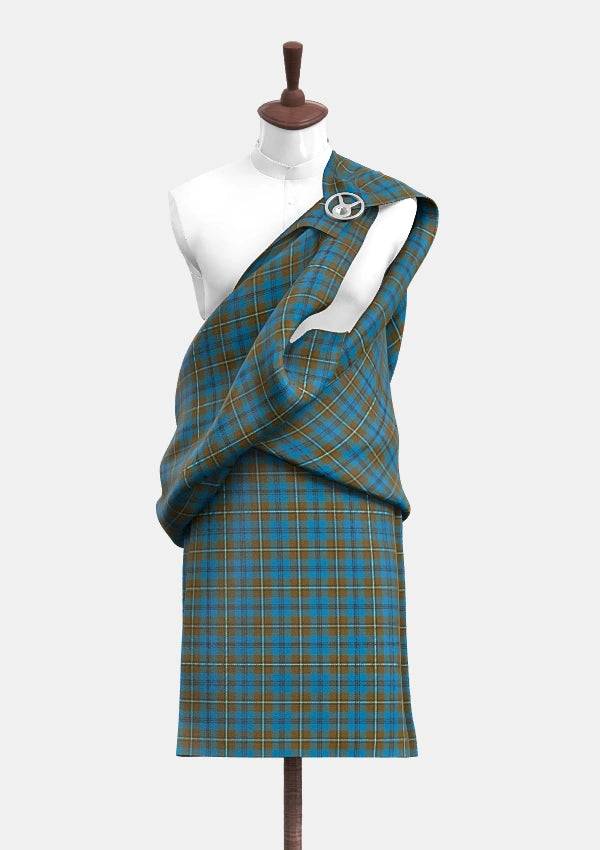Auld Lang Syne Tartan Great Kilt Front