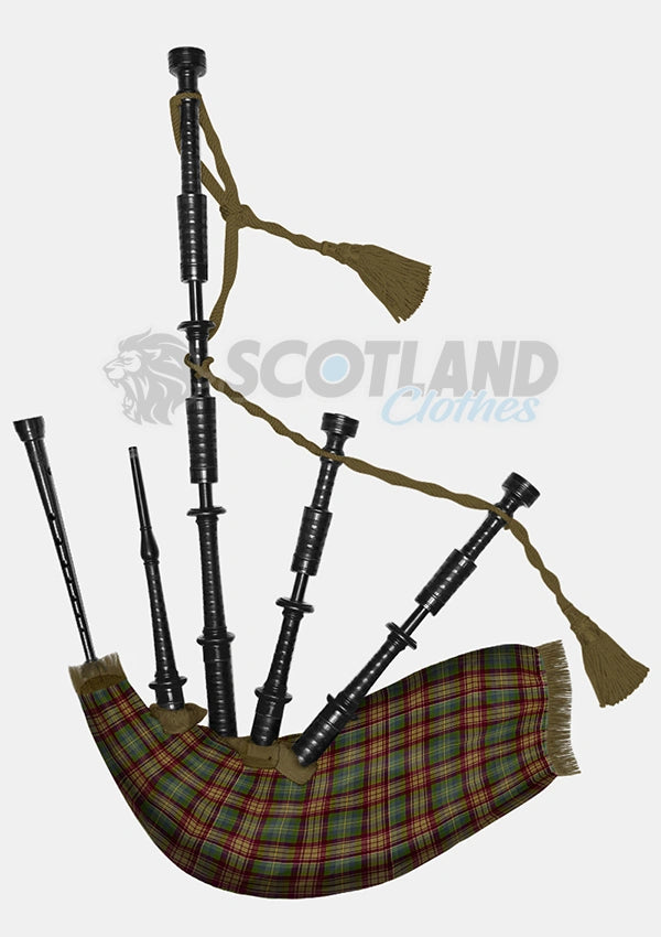 Auld Scotland Tartan Bagpipe