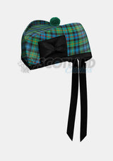 Baillie Tartan Glengarry Hat Front