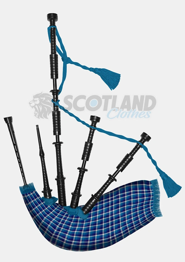 Bannockbane Light Blue Tartan Bagpipe