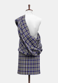 Bannockbane Silver Tartan Great Kilt Back