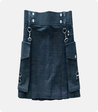 Beautiful Black Denim kilt