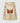 Beige  Cream Leather Kilt Front
