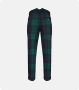 Black Watch Tartan Trousers Back