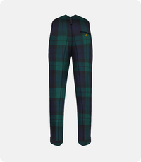 Black Watch Tartan Trousers Back