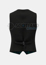 Black Watch Tartan Waistcoat Back