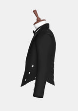 Black Wool Prince Charlie Jacket