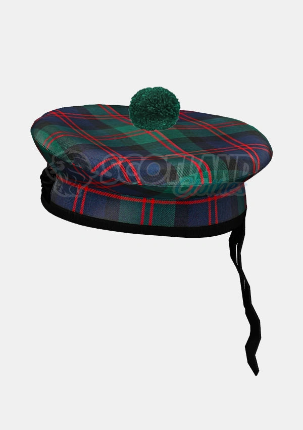 Blair Tartan Balmoral Hat Front Side