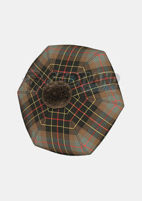 Brodie Hunting Weathered Tartan Tam O' Shanter Hat
