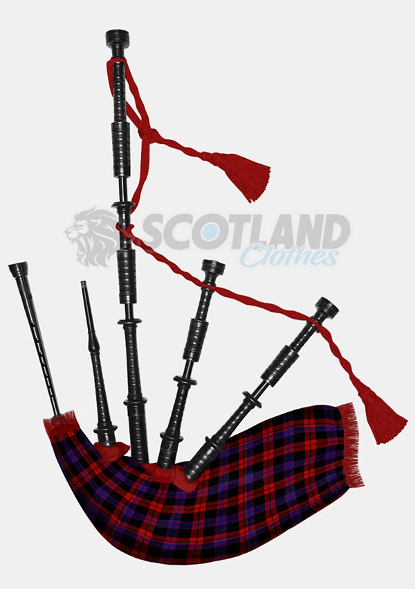 Brown Tartan Bagpipe