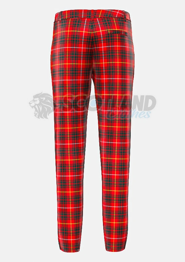 Custom Made Bruce Modern Tartan Trouser