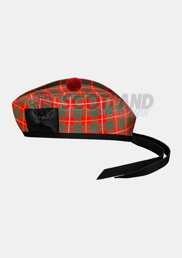 Bruce Tartan Glengarry Hat Side