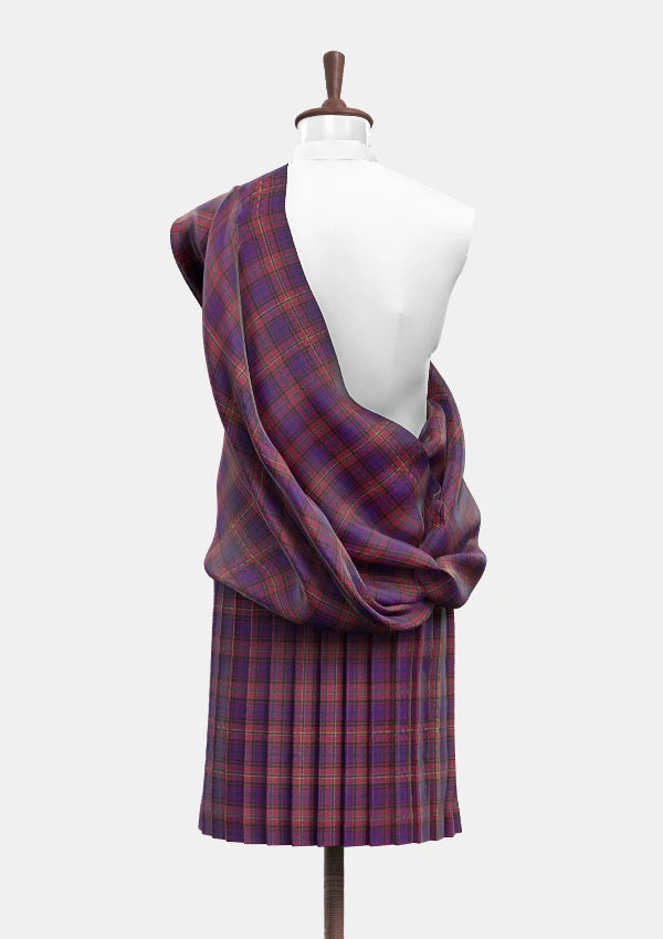 Bute Heather, Autumn Tartan  Great Kilt Back