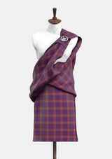Bute Heather, Autumn Tartan  Great Kilt Front