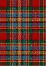 Chattan_brown_stripe_variation_Tartan_Fabric_1620