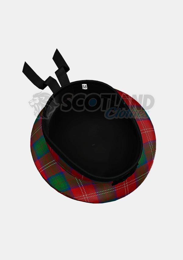 Chisholm Tartan Balmoral Hat Back Side
