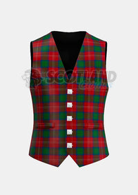 Chisholm Tartan Waistcoat Front
