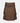 Chocolate Brown Leather Strap Utility Kilt For Active Man