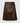 Chocolate Brown Leather Kilt Front