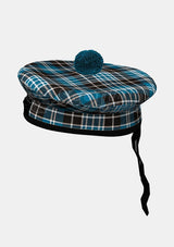 Clark Tartan Balmoral Hat Front Side