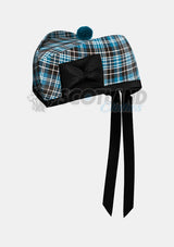 Clark Tartan Glengarry Hat Front