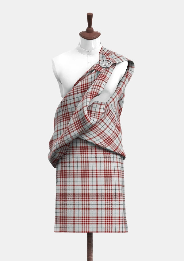 Clayton Dress Tartan Great Kilt Front