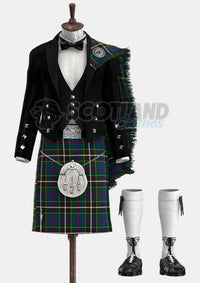Cornish Hunting Tartan Prince Charlie Outfit