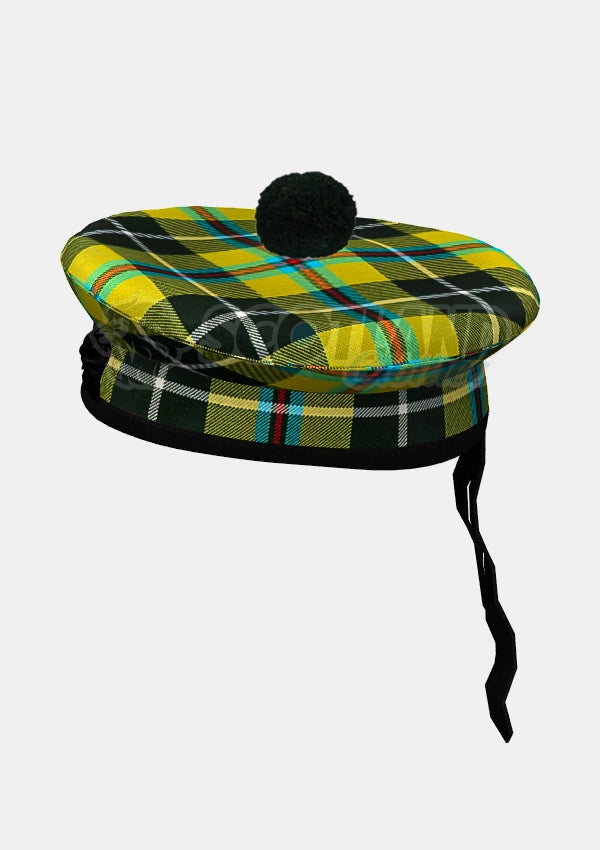 Cornish Tartan Balmoral Hat Front Side