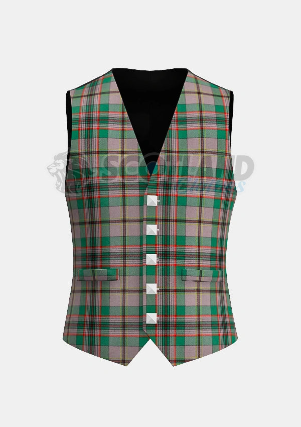 Craig Tartan Waistcoat Front