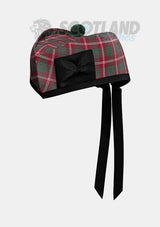 Crawford Tartan Glengarry Hat Front