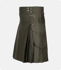 Custom Made Casual Utility Kilt For Men