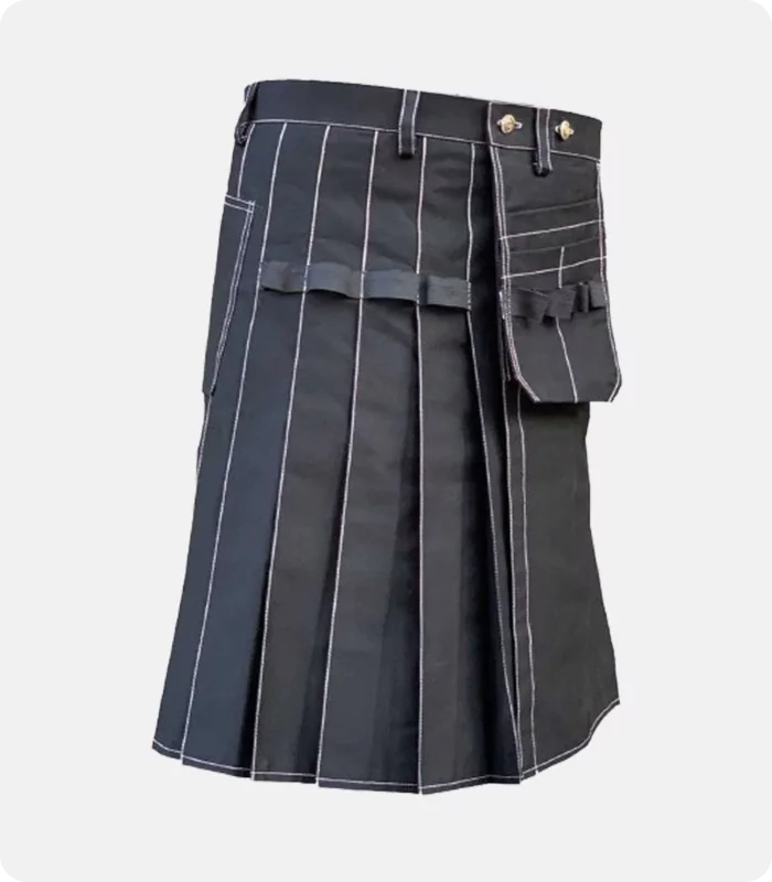 Custom Made Craftman Workout Cargo Kilt Side